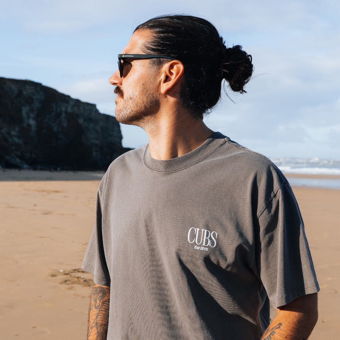 Coffee Club Washed Brown T-Shirt