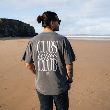 Coffee Club Washed Brown T-Shirt