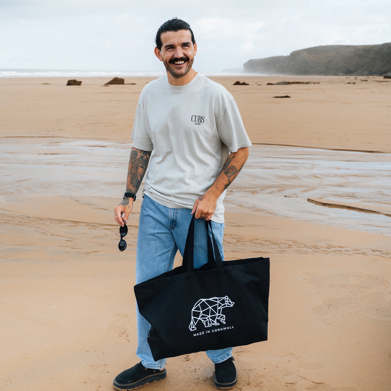 Coffee Club Washed Cream T- Shirt