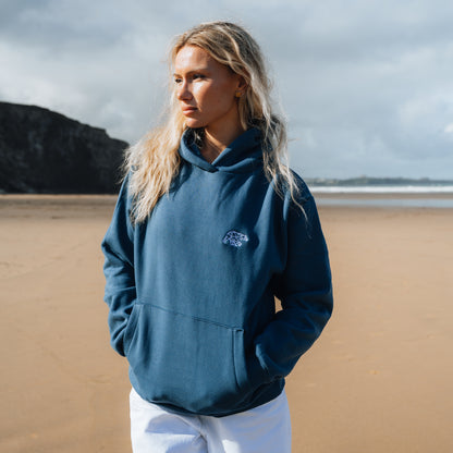 Polybear Vintage Blue Hoodie