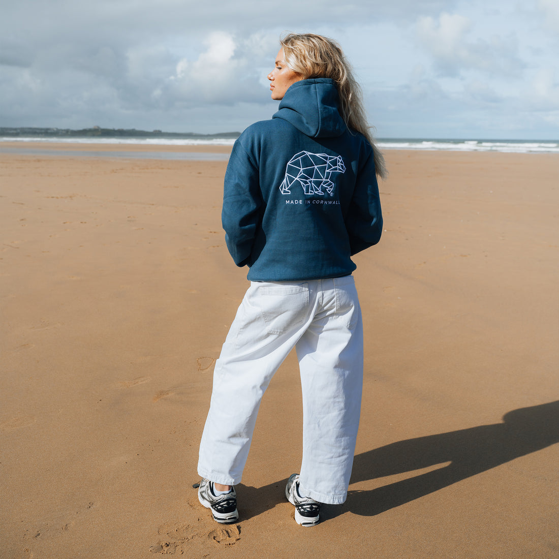 Polybear Vintage Blue Hoodie