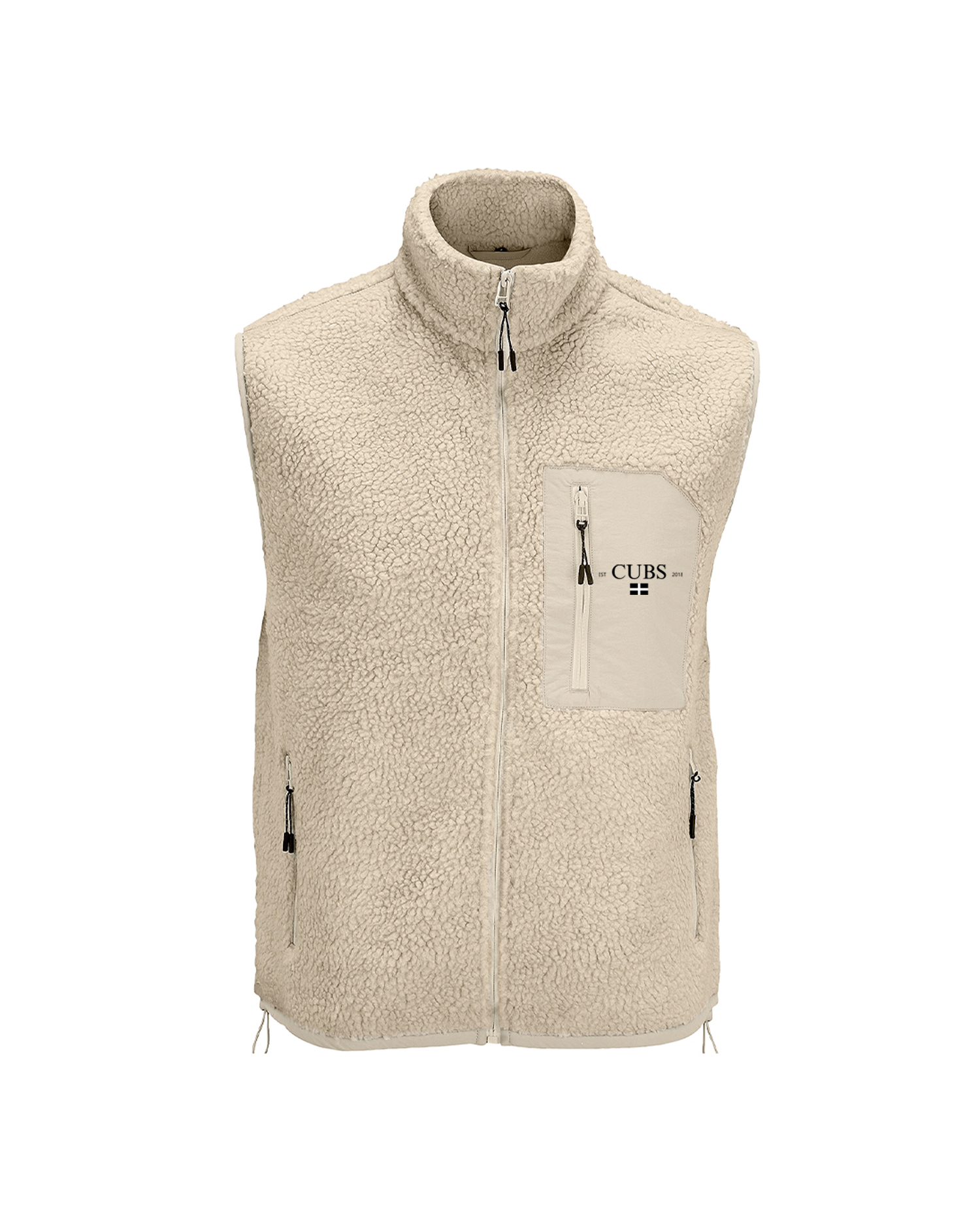 Kernow Sherpa Gilet - Cream