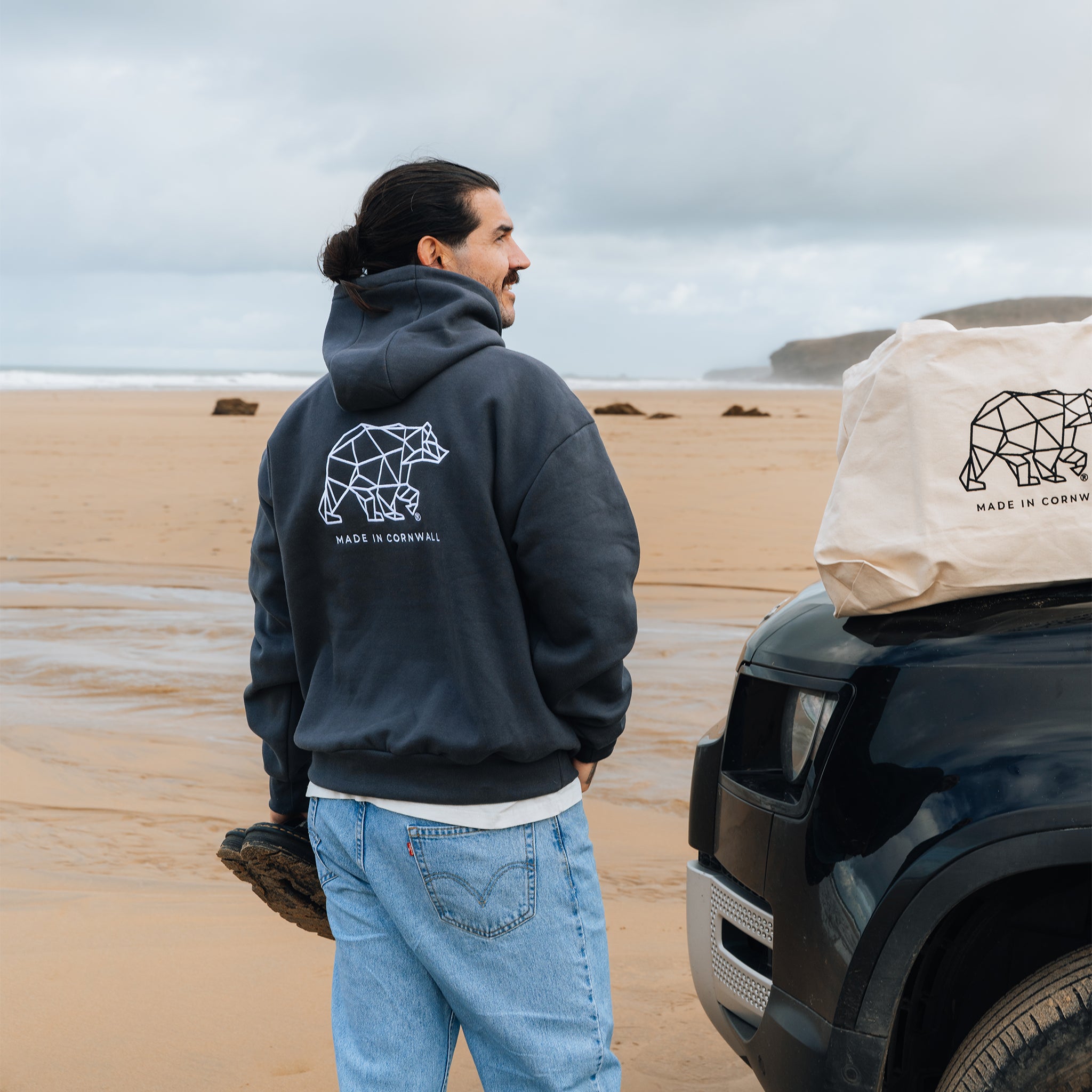 Polybear Slate Grey Hoodie