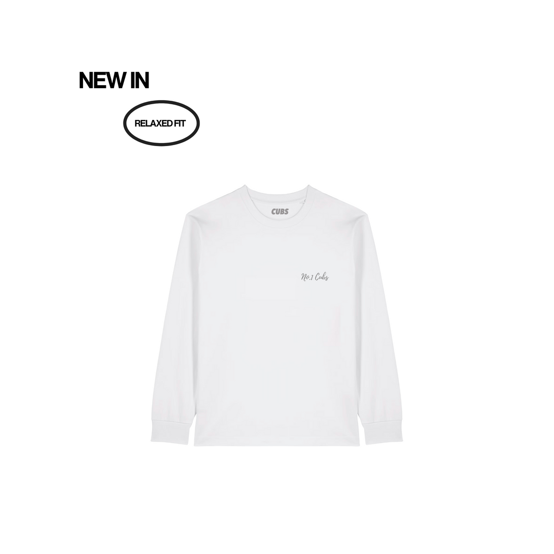 Waves White Long Sleeve T-Shirt