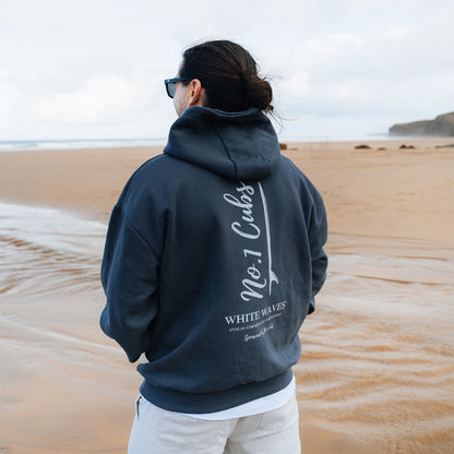 Waves Slate Grey Hoodie