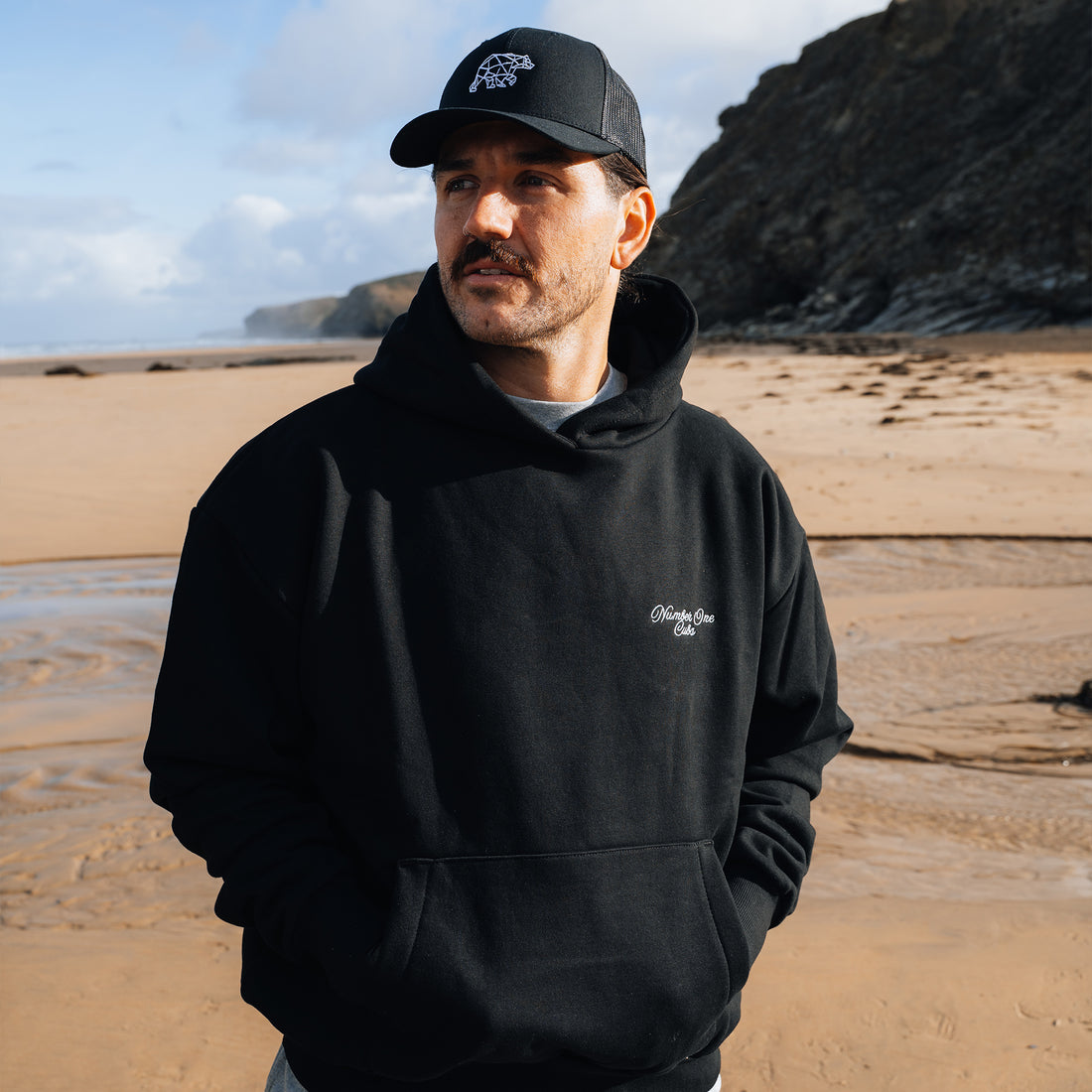 Written Black Hoodie